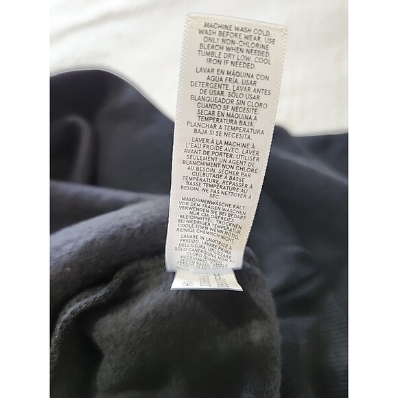 Alternative Sweater Size Medium Black Fleece Mock Neck Super Soft New - Picture 12 of 13